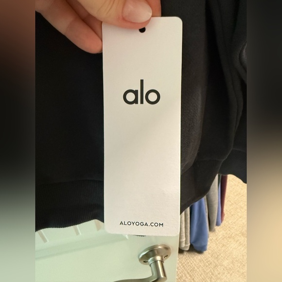 NWT! ALO Yoga Accolade 1/4 Zip Anthracite XL Pullover - Picture 6 of 11